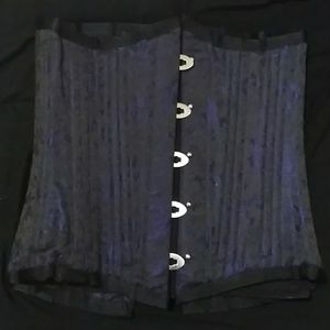 Steel boned corset
